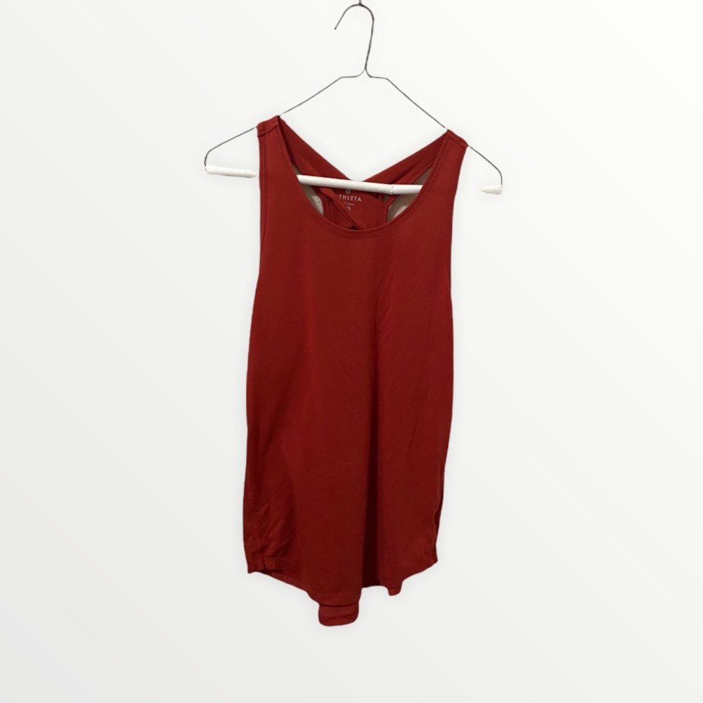 Athleta red tank top